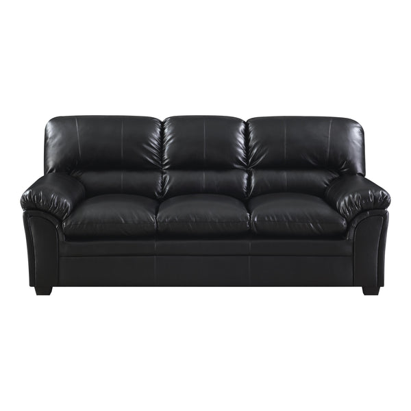 Homelegance Talon Stationary Bonded Leather Sofa 8511BK-3 IMAGE 1