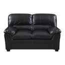 Homelegance Talon Stationary Bonded Leather Loveseat 8511BK-2 IMAGE 1