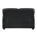 Homelegance Talon Stationary Bonded Leather Loveseat 8511BK-2 IMAGE 3