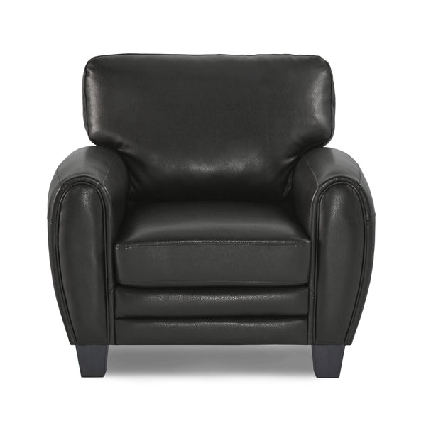 Homelegance Rubin Stationary Leather Match Chair 9734BK-1 IMAGE 1