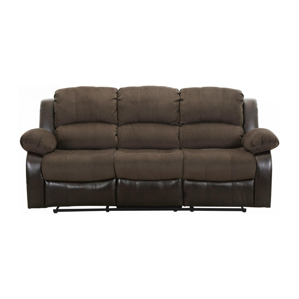 Homelegance Cranley Reclining Fabric Sofa 9700FCP-3 IMAGE 1