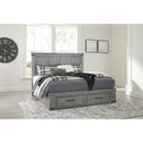  Signature Design by Ashley Russelyn B772 8 pc King Panel Storage Bedroom Set IMAGE 2