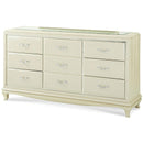 Michael Amini After Eight 9-Drawer Dresser After Eight Upholstered Dresser IMAGE 1