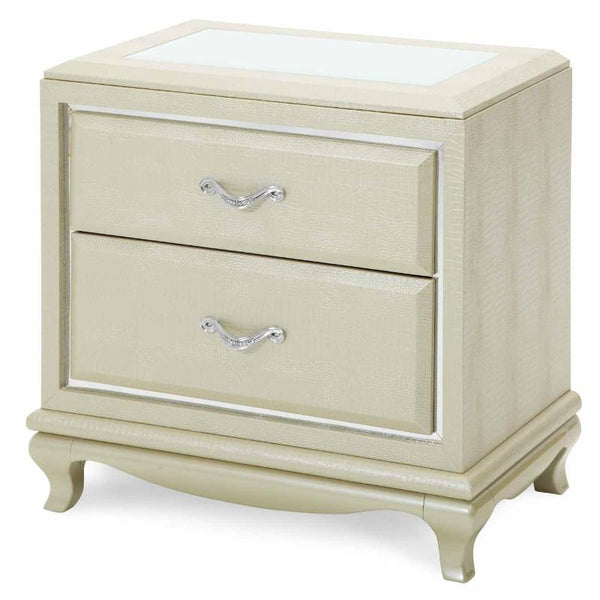 Michael Amini After Eight 2-Drawer Nightstand 19040-12 IMAGE 1