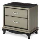 Michael Amini After Eight 2-Drawer Nightstand 19040-16 IMAGE 1