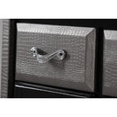 Michael Amini After Eight 9-Drawer Dresser After Eight Titanium Upholstered Dresser IMAGE 3