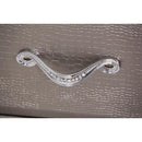 Michael Amini After Eight 9-Drawer Dresser After Eight Titanium Upholstered Dresser IMAGE 4