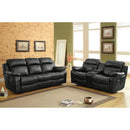 Homelegance Marille Reclining Fabric Loveseat 9724BLK-2 IMAGE 7