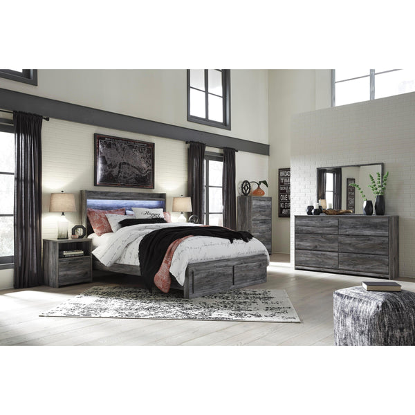  Signature Design by Ashley Baystorm B221B35 6 pc Queen Panel Storage Bedroom Set IMAGE 1