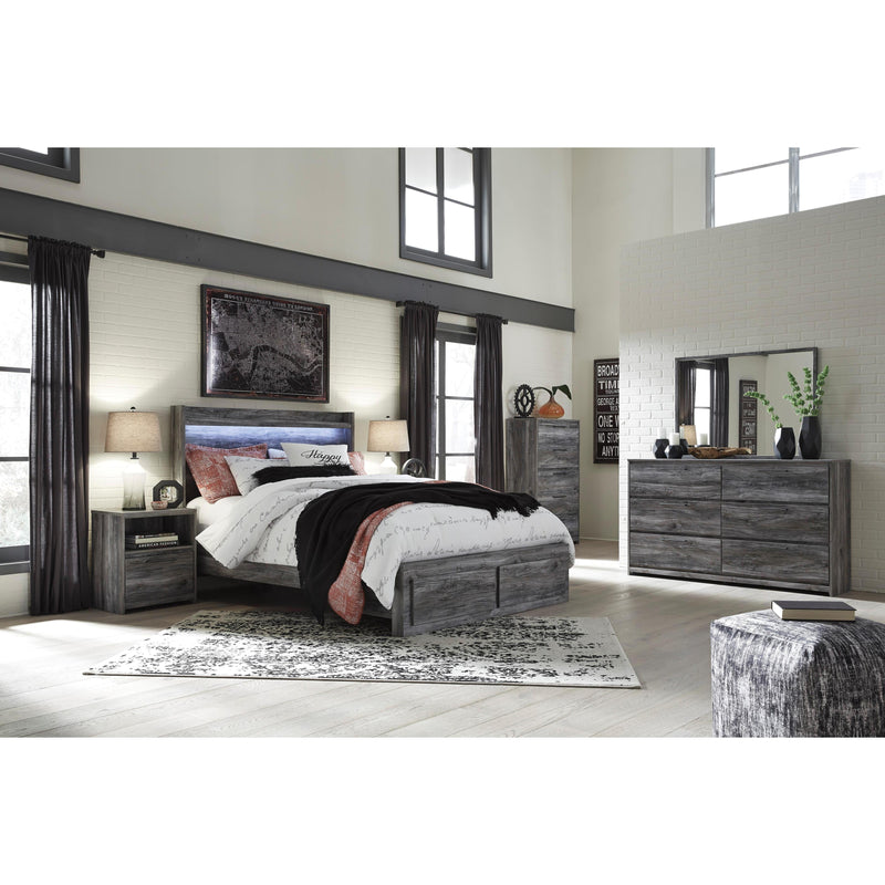  Signature Design by Ashley Baystorm B221B35 6 pc Queen Panel Storage Bedroom Set IMAGE 1