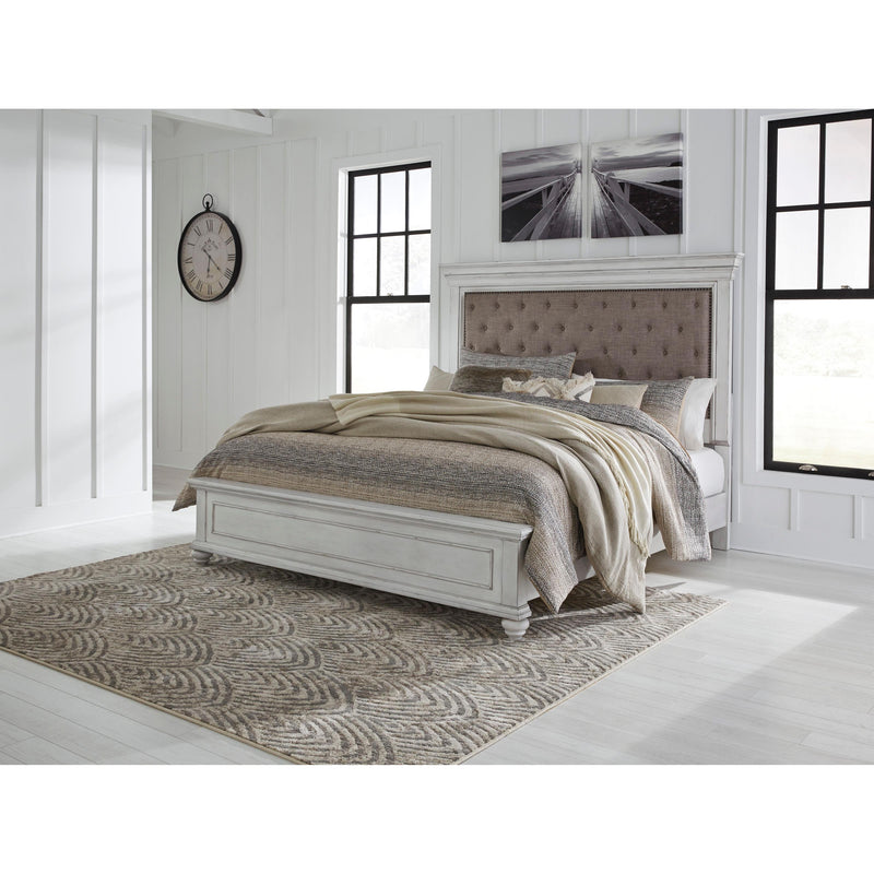  Benchcraft Kanwyn B777B5 5 pc Queen Upholstered Panel Bedroom Set IMAGE 2
