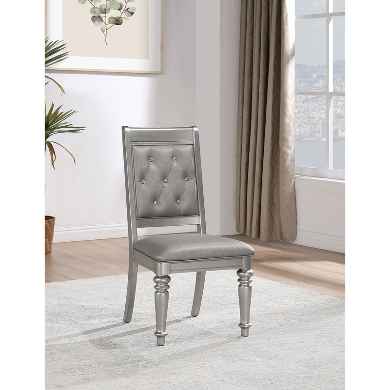 Coaster Furniture Bling Game 106472 Dining Side Chair - Metallic Platinum (Set of 2) IMAGE 10
