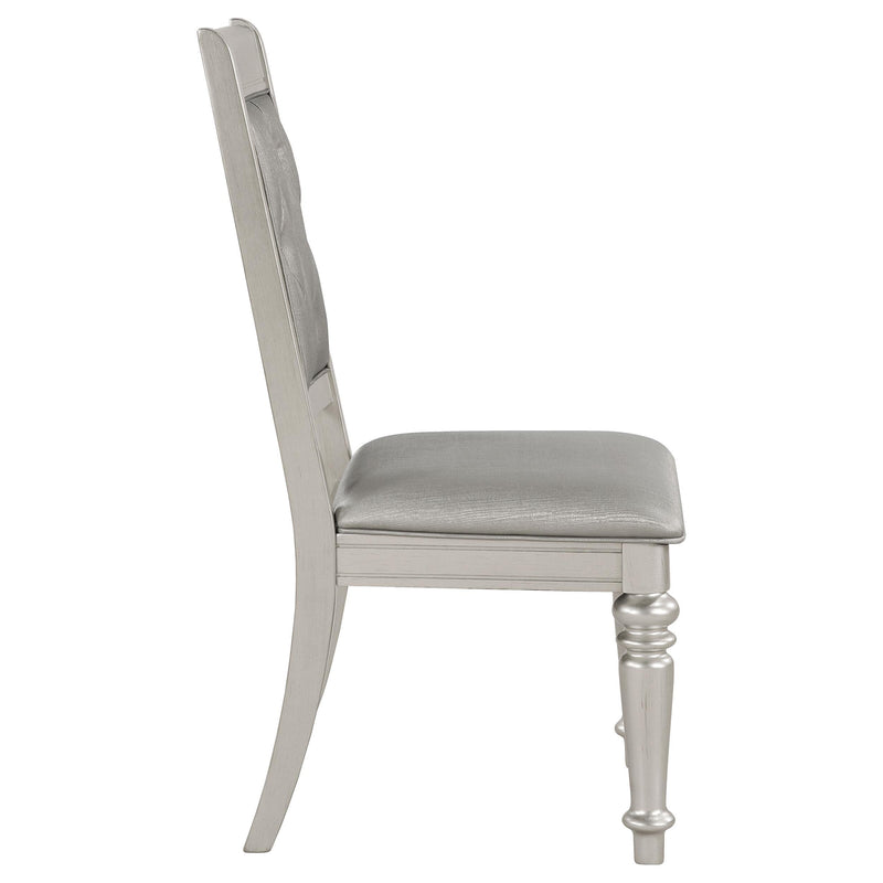 Coaster Furniture Bling Game 106472 Dining Side Chair - Metallic Platinum (Set of 2) IMAGE 9