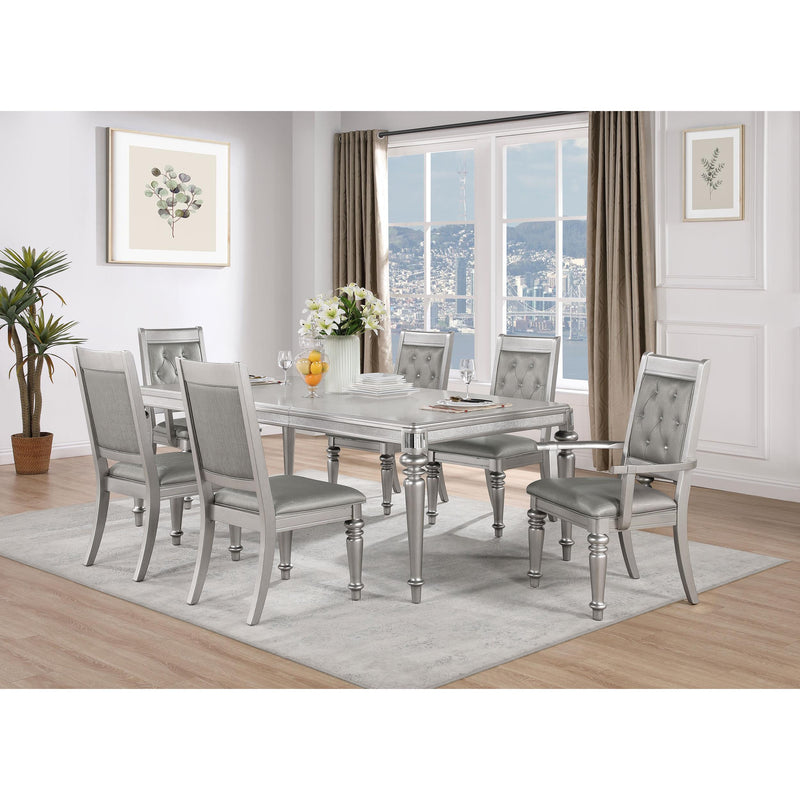 Coaster Furniture Bling Game 106473 Dining Arm Chair - Metallic Platinum (Set of 2) IMAGE 11