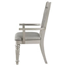 Coaster Furniture Bling Game 106473 Dining Arm Chair - Metallic Platinum (Set of 2) IMAGE 5