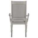 Coaster Furniture Bling Game 106473 Dining Arm Chair - Metallic Platinum (Set of 2) IMAGE 7