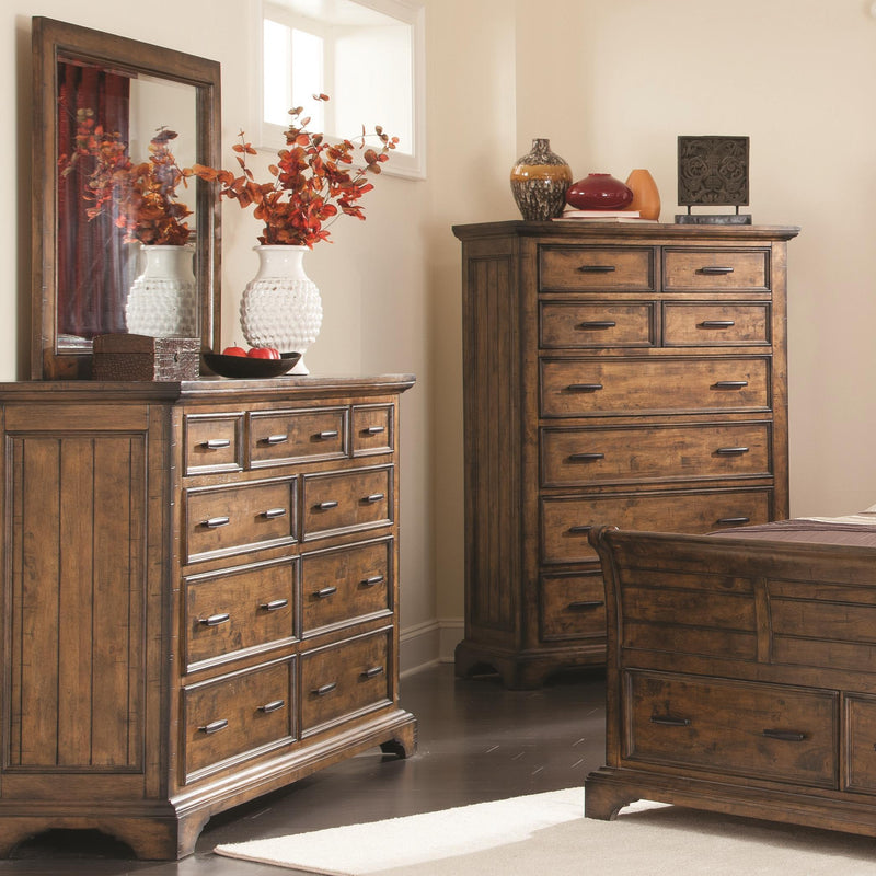 Coaster Furniture Elk Grove Landscape Dresser Mirror 203894 IMAGE 2