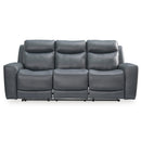 Signature Design by Ashley Mindanao U59504U1 2 pc Power Reclining Living Room Set - Steel IMAGE 4