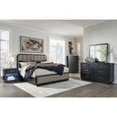 Signature Design by Ashley Rowanbeck B821 7 pc California King Panel Bedroom Set IMAGE 1