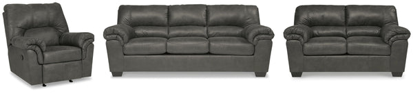 Signature Design by Ashley Bladen 12021U6 3 pc Sofa, Loveseat and Recliner Set IMAGE 1