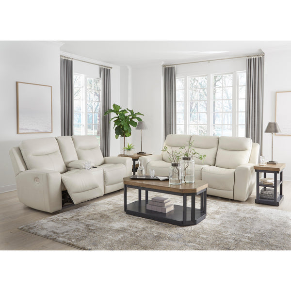 Signature Design by Ashley Mindanao U59505U1 2 pc Power Reclining Living Room Set - Coconut IMAGE 1
