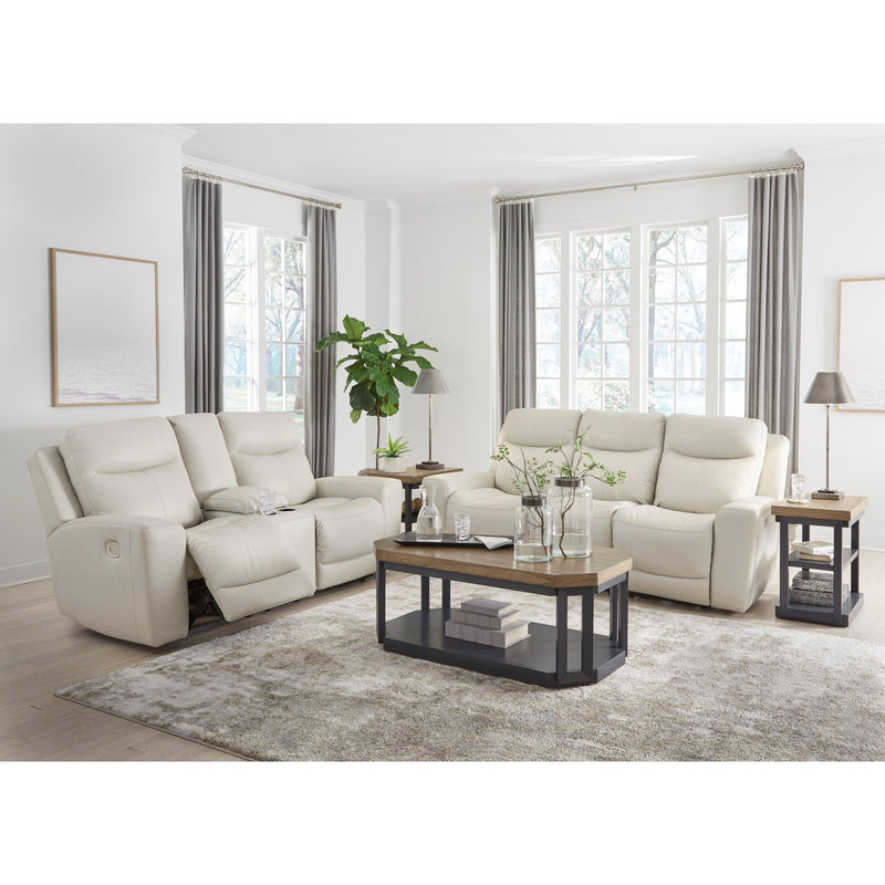 Signature Design by Ashley Mindanao U59505U1 2 pc Power Reclining Living Room Set - Coconut IMAGE 1