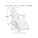  Signature Design by Ashley Sundown Treasure P011P1 2-piece Outdoor Seating Set IMAGE 7