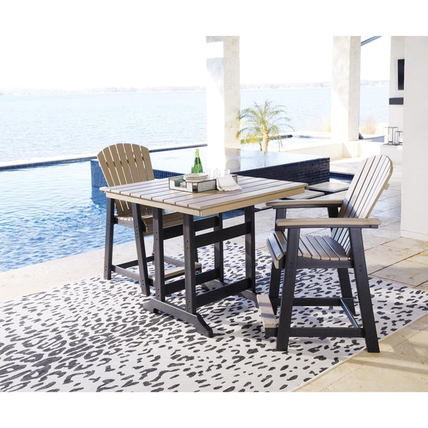 Signature Design by Ashley Fairen Trail P211P4 3-piece Outdoor Dining Set IMAGE 1