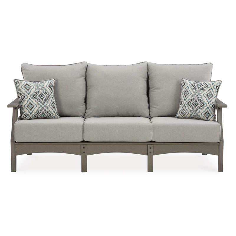  Signature Design by Ashley Visola P802P2 4 pc Outdoor Seating Set IMAGE 4