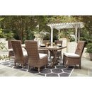 Signature Design by Ashley Beachcroft P791P1 7-piece Outdoor Dining Set IMAGE 2