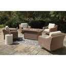  Signature Design by Ashley Beachcroft P791P17 5-piece Outdoor Seating Set IMAGE 1