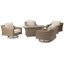  Signature Design by Ashley Beachcroft P791P17 5-piece Outdoor Seating Set IMAGE 2