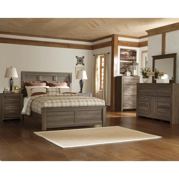 Signature Design by Ashley Juararo B251B40 7 pc California King Poster Bedroom Set IMAGE 1