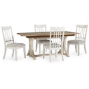 Benchcraft Shaybrock D683D3 5 pc Dining Set IMAGE 1
