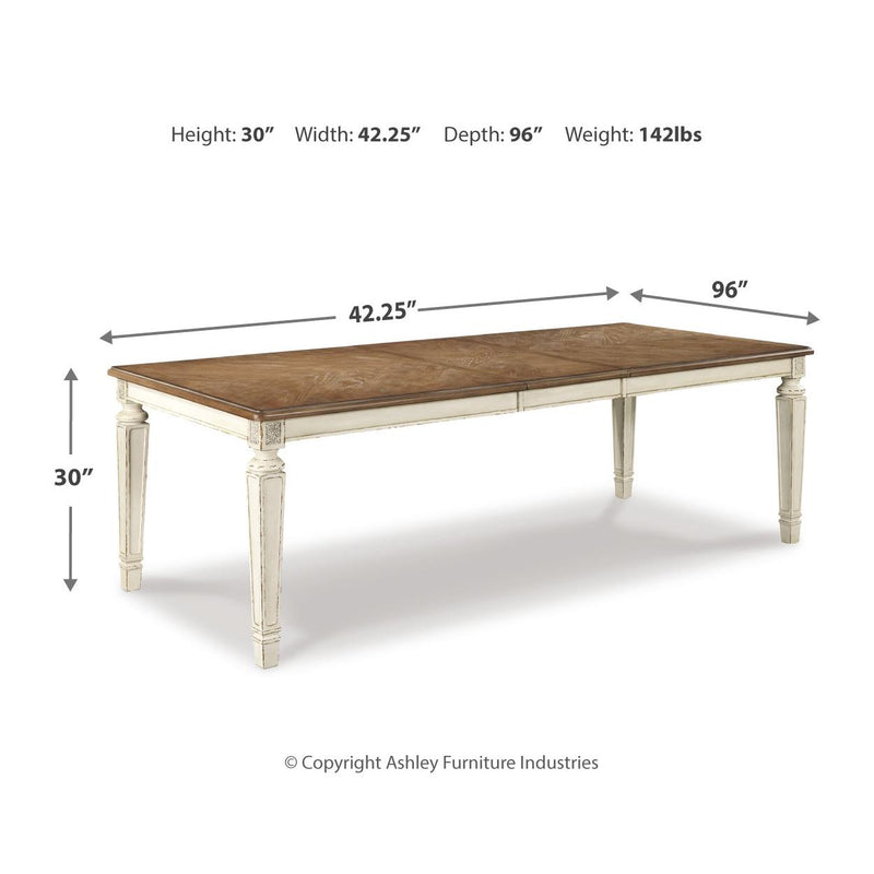  Signature Design by Ashley Realyn D743D5 9 pc Dining Set IMAGE 5
