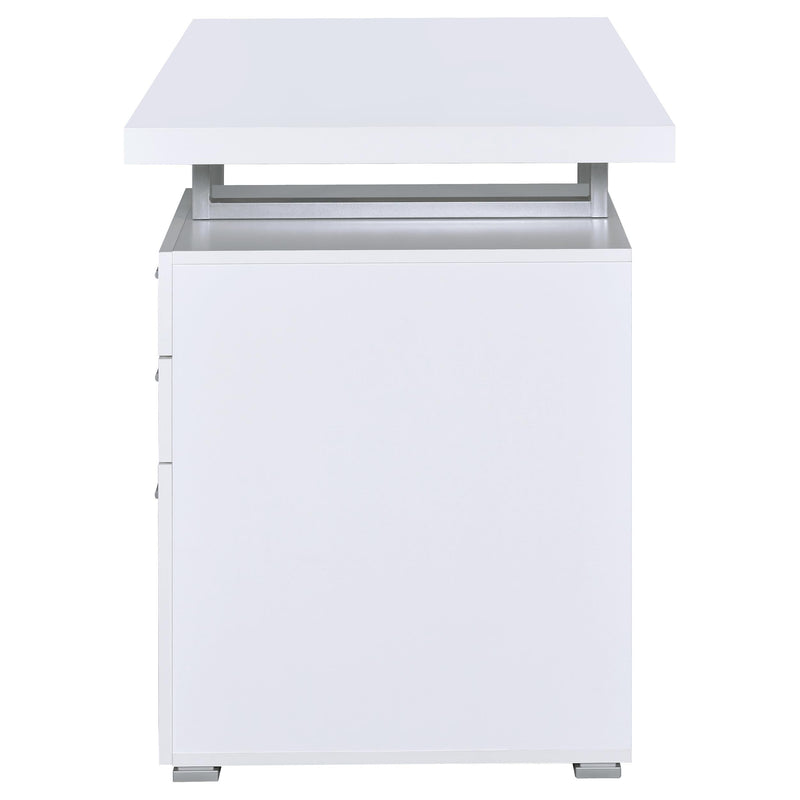 Coaster Furniture Brennan 800325 47-inch 3-Drawer Office Computer Desk - White IMAGE 5