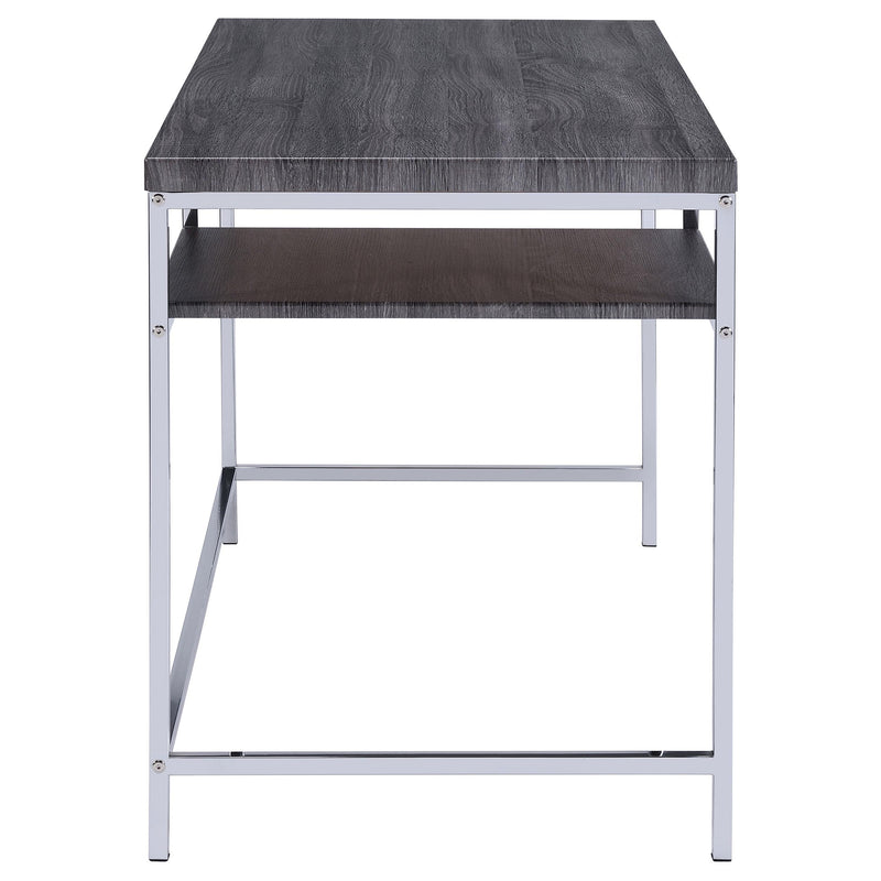 Coaster Furniture Kravitz 801271 47-inch 1-shelf Writing Desk - Weathered Grey IMAGE 6