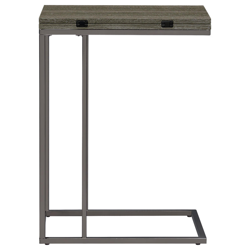 Coaster Furniture Pedro 902864 Expandable C-Shaped Sofa Side Table - Weathered Grey IMAGE 10