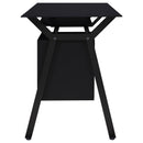 Coaster Furniture Weaving 800436 55-inch 2-Drawer Computer Desk Keyboard Tray - Black IMAGE 4