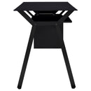 Coaster Furniture Weaving 800436 55-inch 2-Drawer Computer Desk Keyboard Tray - Black IMAGE 7