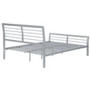 Coaster Furniture Cooper 300201F Metal Full Open Frame Bed - Silver IMAGE 6