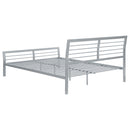 Coaster Furniture Cooper 300201Q Metal Queen Open Frame Bed - Silver IMAGE 5