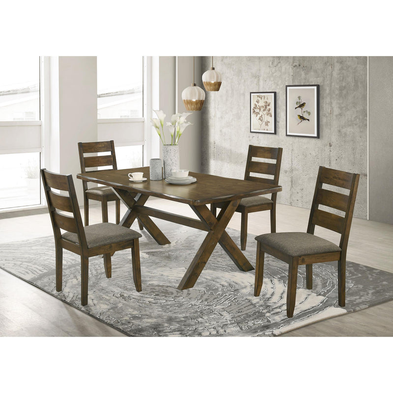 Coaster Furniture Alston 106382 Wood Dining Side Chair - Knotty Nutmeg (Set of 2) IMAGE 9