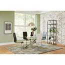 Coaster Furniture Kate 801017 78-inch 5-shelf Glass Bookshelf - Black Nickel IMAGE 6