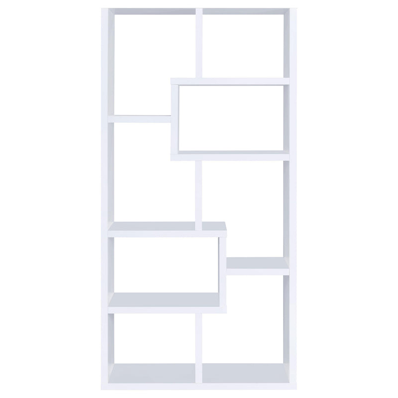 Coaster Furniture Theo 800136 71-inch 7-shelf Bookshelf - White IMAGE 5