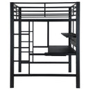 Coaster Furniture Avalon 460023 Full Workstation Loft Bed - Black IMAGE 5