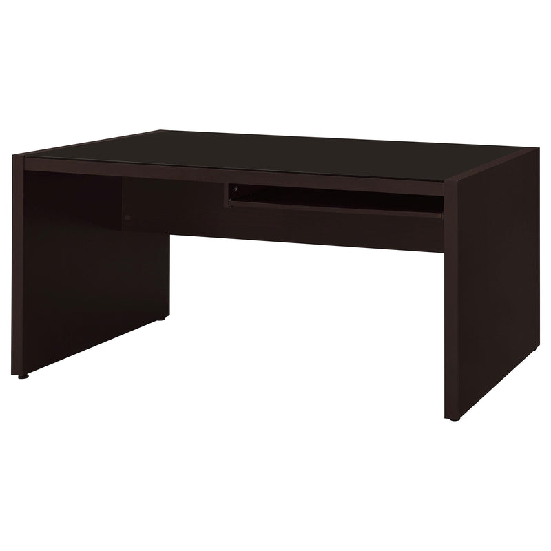 Coaster Furniture Skeena 800901 60-inch Computer Desk with Keyboard Drawer - Cappuccino IMAGE 4