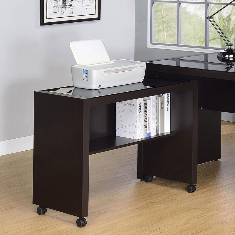 Coaster Furniture Skeena 800902 35-inch Home Office Mobile Return Desk - Cappuccino IMAGE 9