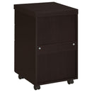 Coaster Furniture Skeena 800903 3-Drawer Mobile Office Storage Cabinet - Cappuccino IMAGE 6