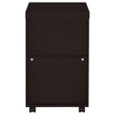 Coaster Furniture Skeena 800903 3-Drawer Mobile Office Storage Cabinet - Cappuccino IMAGE 7